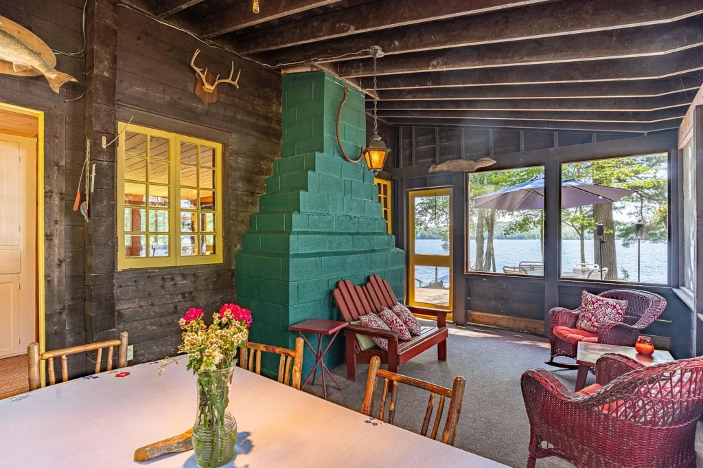 Swiss Chalet Retreat with 200 Feet of Raquette Lake Waterfront 13