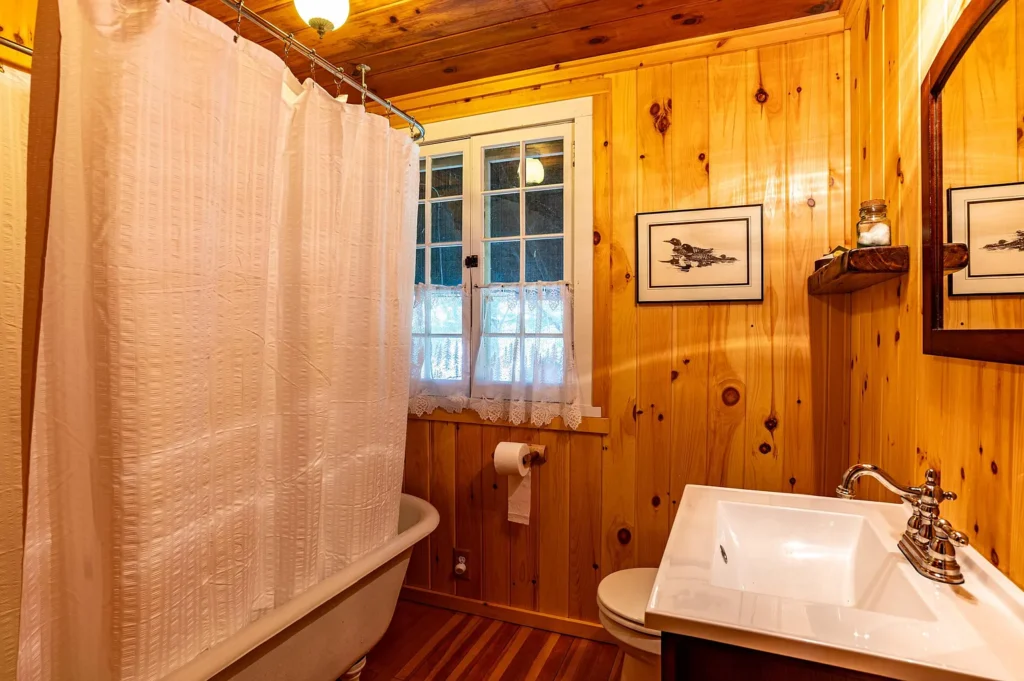 Swiss Chalet Retreat with 200 Feet of Raquette Lake Waterfront 17