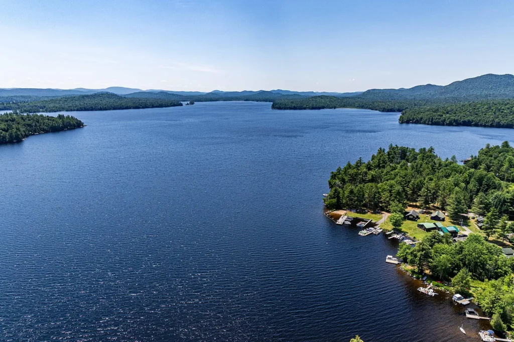 Swiss Chalet Retreat with 200 Feet of Raquette Lake Waterfront 23