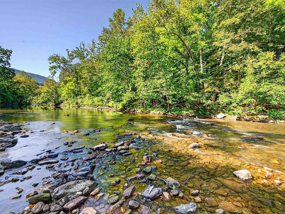 Wolf Creek beside the property