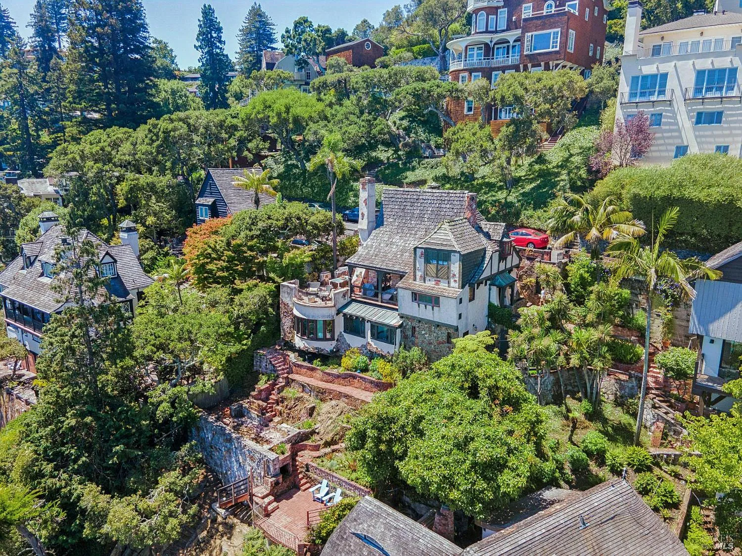 The 1942 Heidelberg Storybook House in Belvedere, CA 5